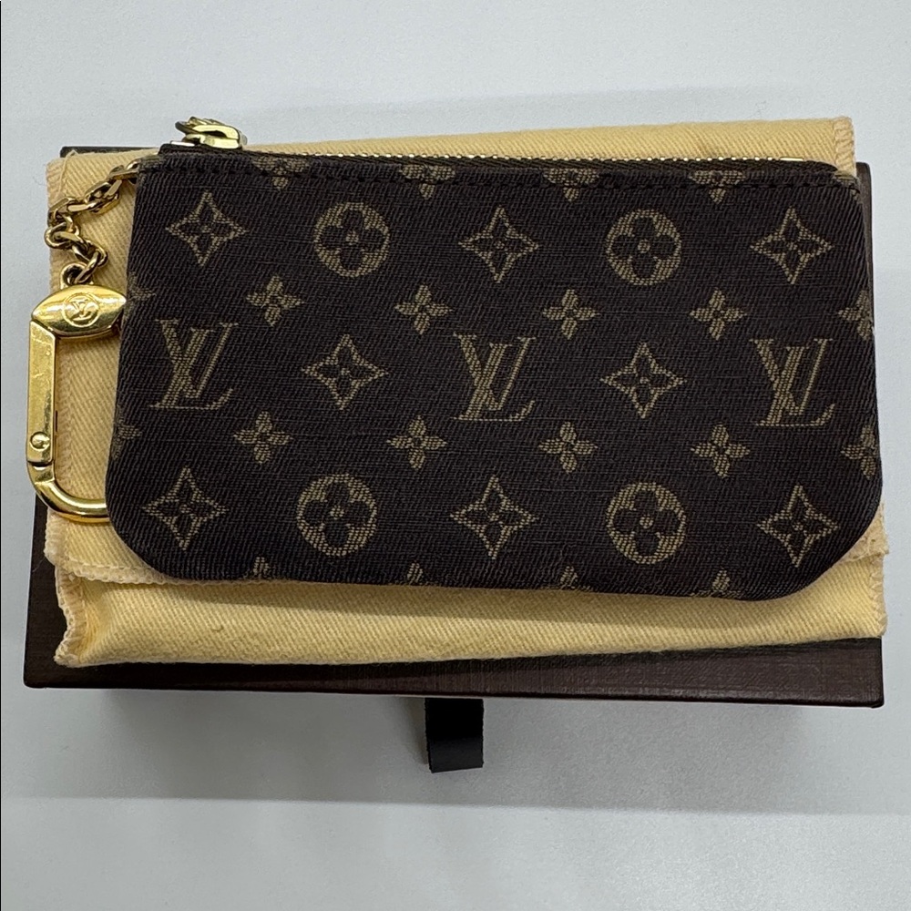 Louis Vuitton Mini Lin Pochette Cles - Picture 2 of 10